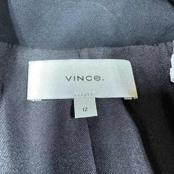 Vince Notched Collar Blazer Black Women's Size 12 New With Tags VR68691081 - Picture 4 of 9